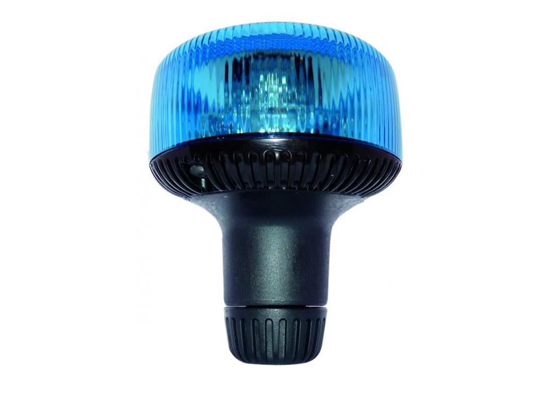 Gyrophare flash bleu LED SATELIGHT (par hampe flexible)